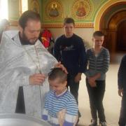 Крещение детей приюта